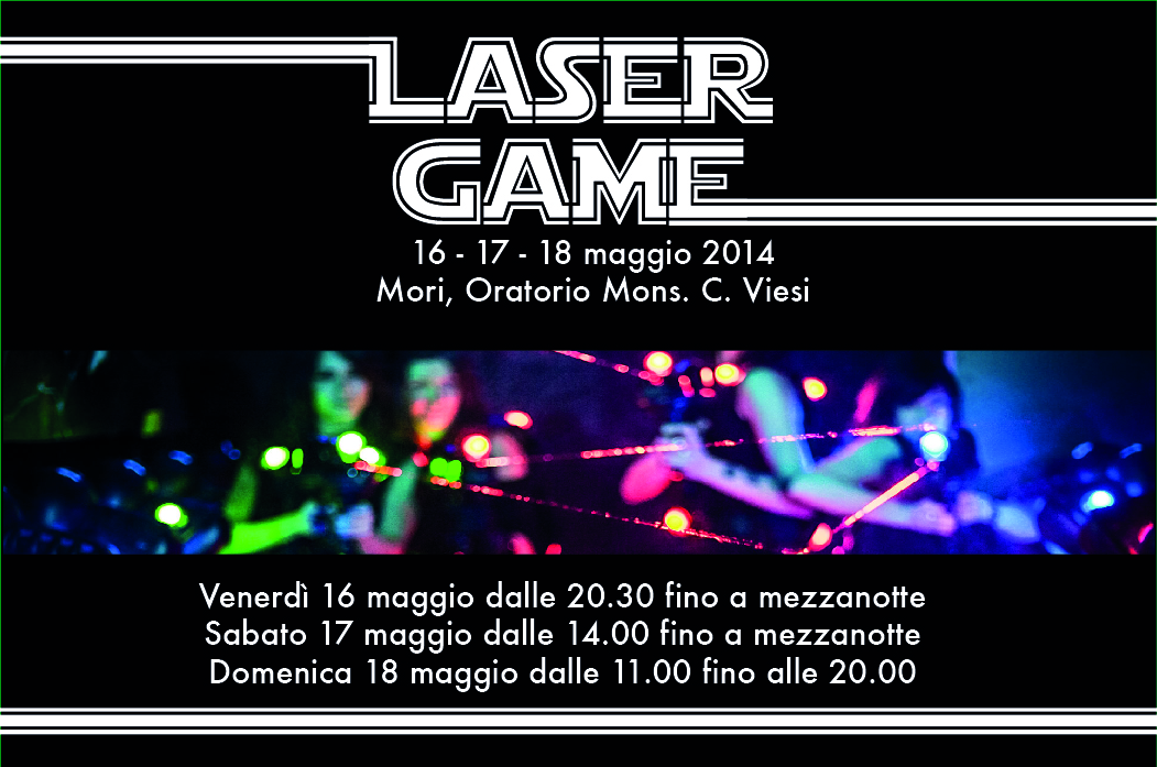 Volantino Laser Game